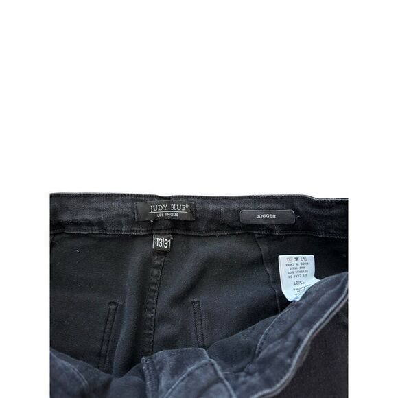 Judy Blue Everyday Jogger High Rise Straight Fit Black Women’s 13/31 - Picture 3 of 7